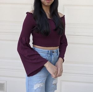 PACSUN OFF THE SHOULDER TOP